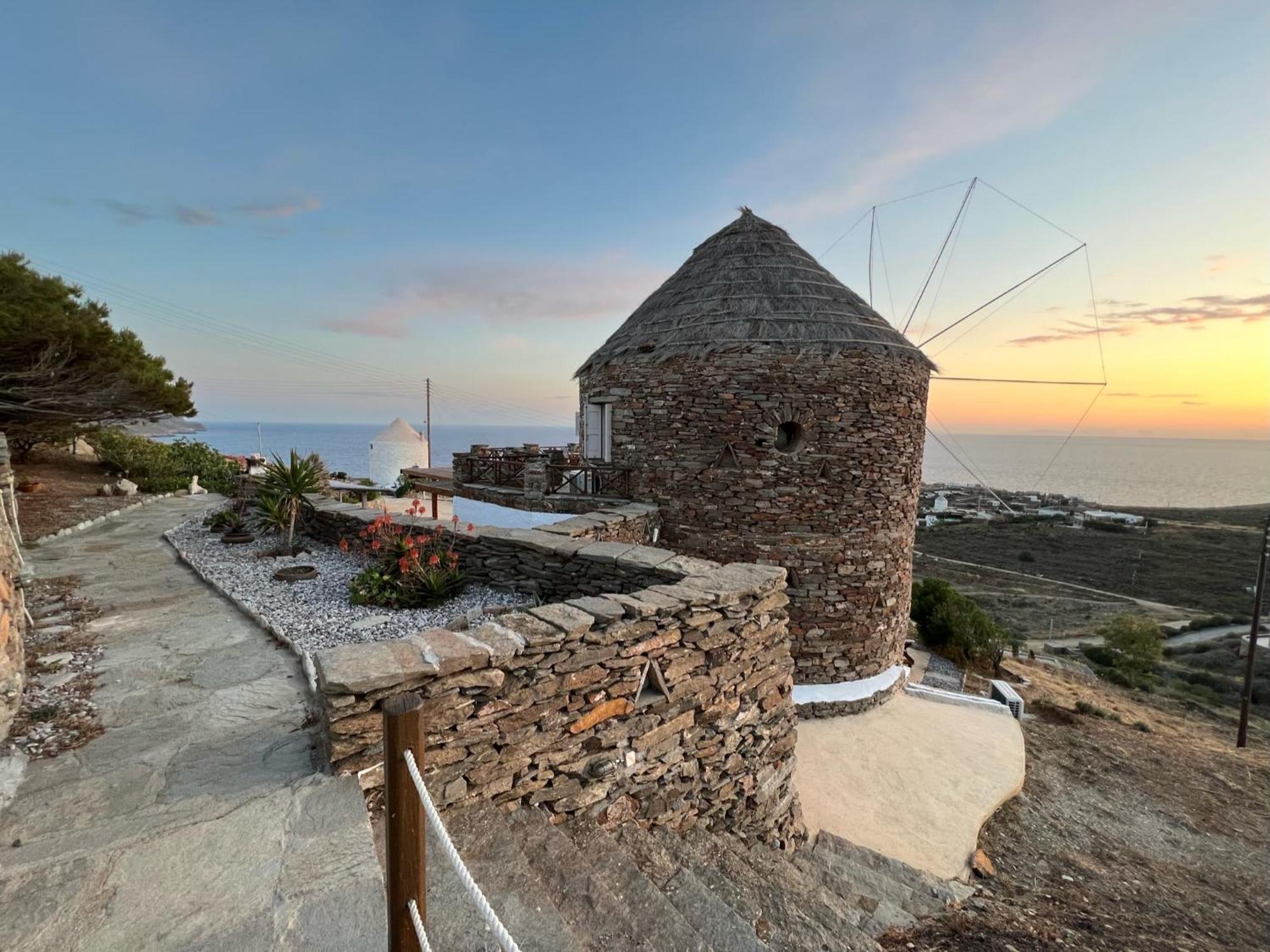 The Stone Windmill Villa Koundouros Luaran gambar