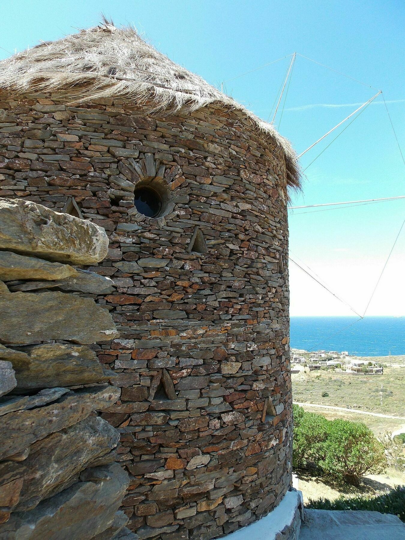 The Stone Windmill Villa Koundouros Luaran gambar
