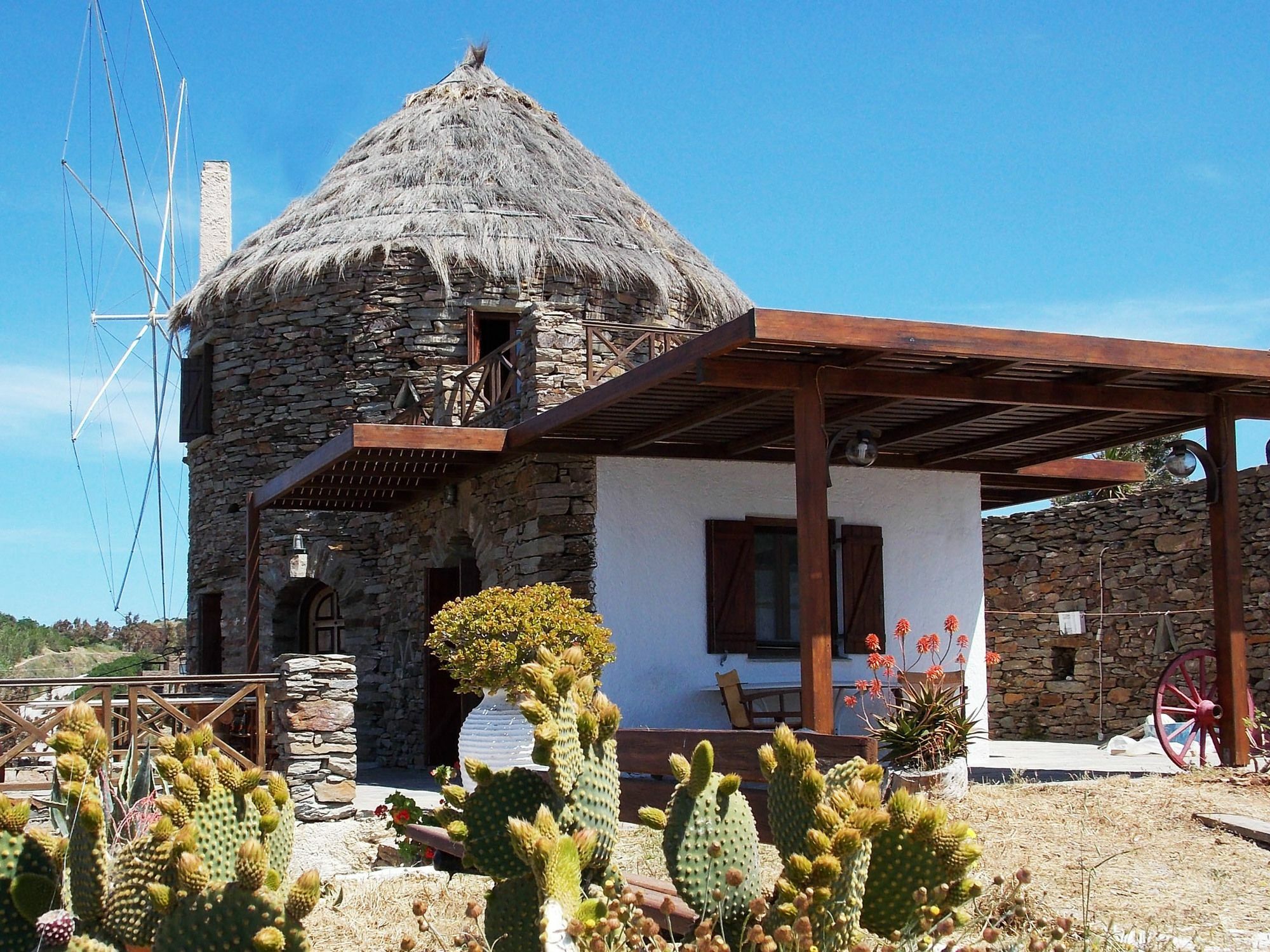 The Stone Windmill Villa Koundouros Luaran gambar